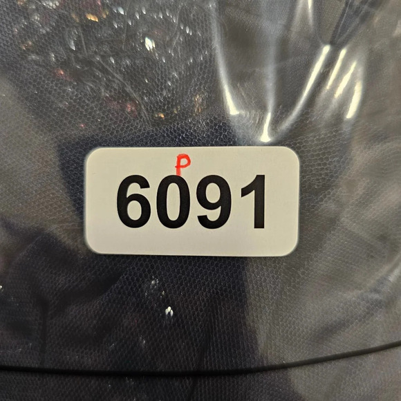 PISARRO NIGHTS Sequin Beaded Illusion Gown In Navy Sz 10 - Picture 12 of 12